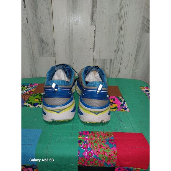 Hoka One One Bondi 3 Mens 12 Running Shoes Low Top Athletic F10014G Blue Gray main image 9